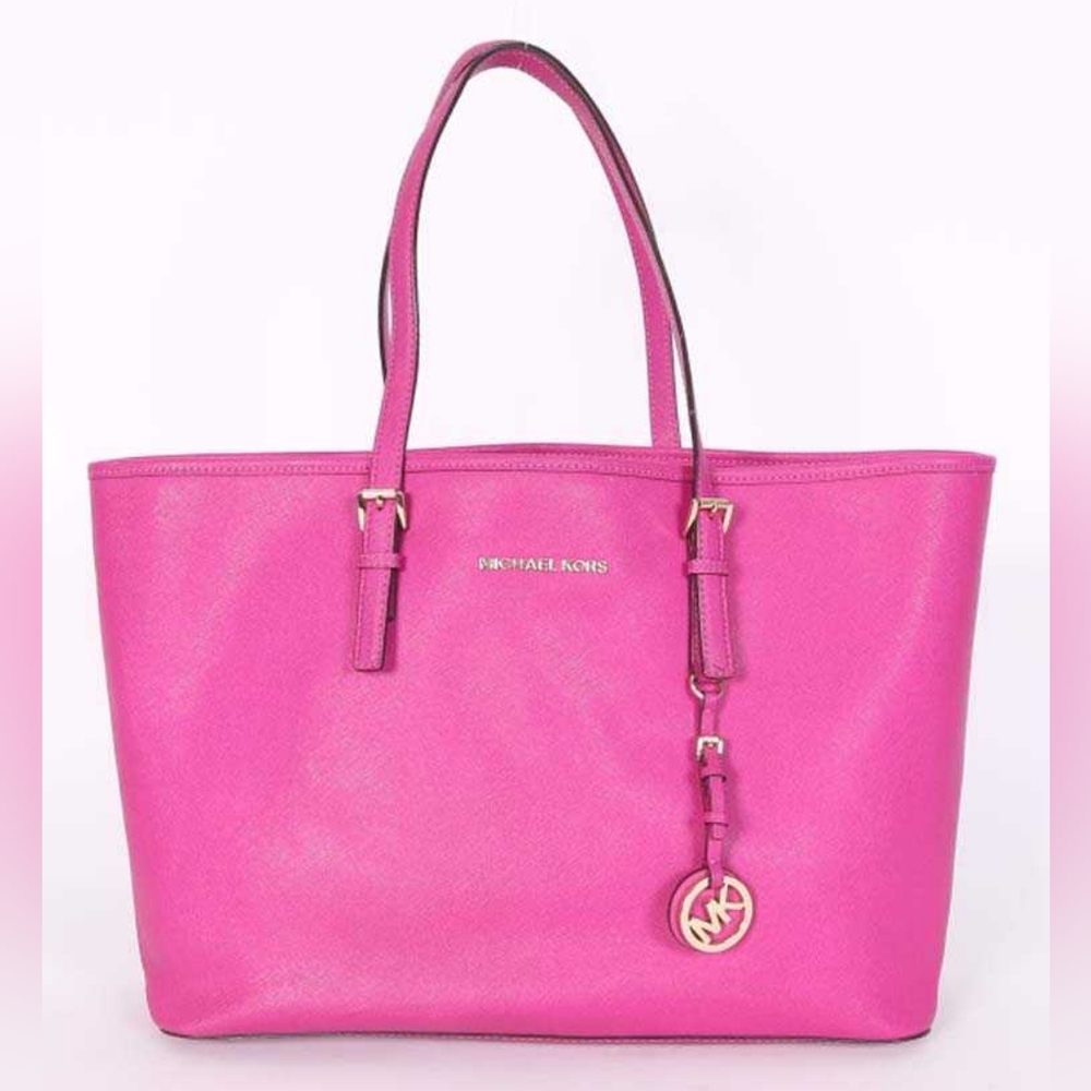 Michael Kors Pink Saffiano Leather Tote